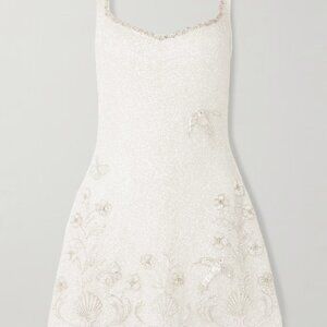 Clio Peppiatt XS Snowdrop Mini-dress